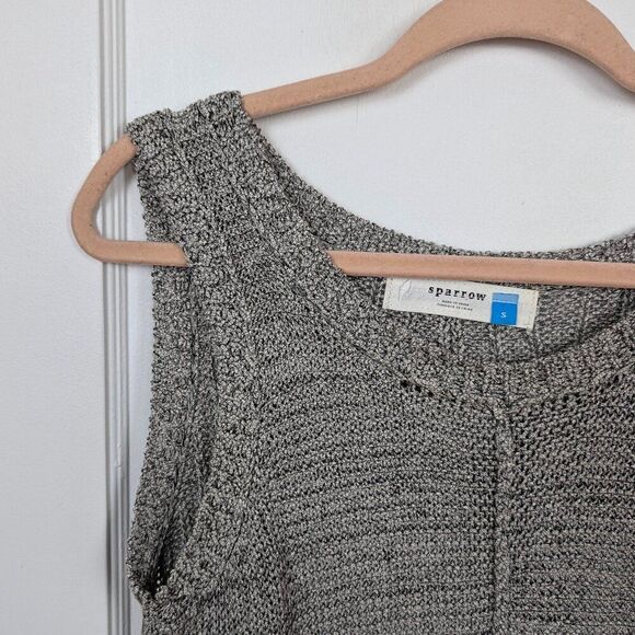 Anthropologie | Sparrow Sleeveless Chunky Tunic Sweater Size Small - Picture 6 of 8